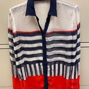 Equipment Striped Blouse